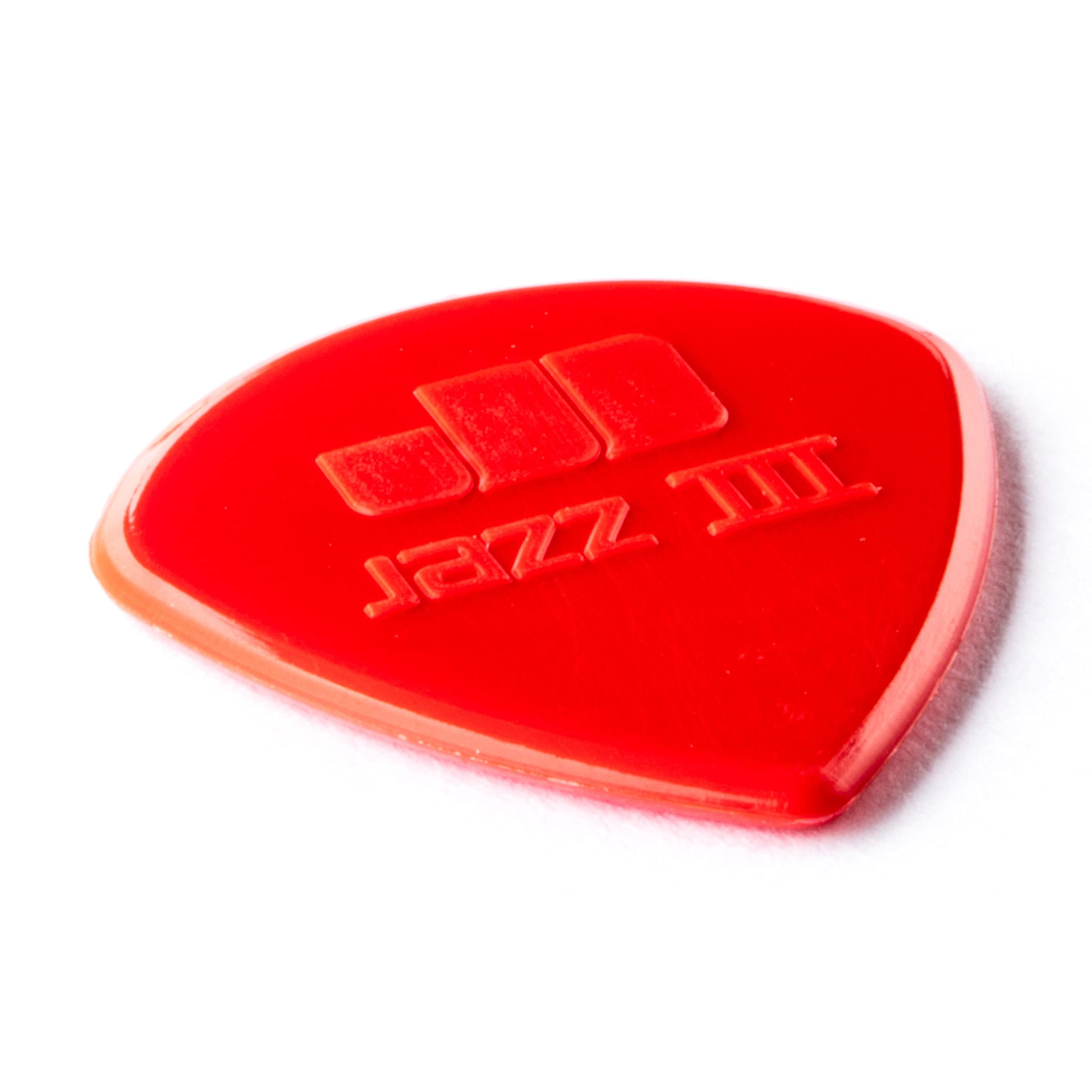 Dunlop Jazz III Pick Pack, Red Nylon,1.38mm