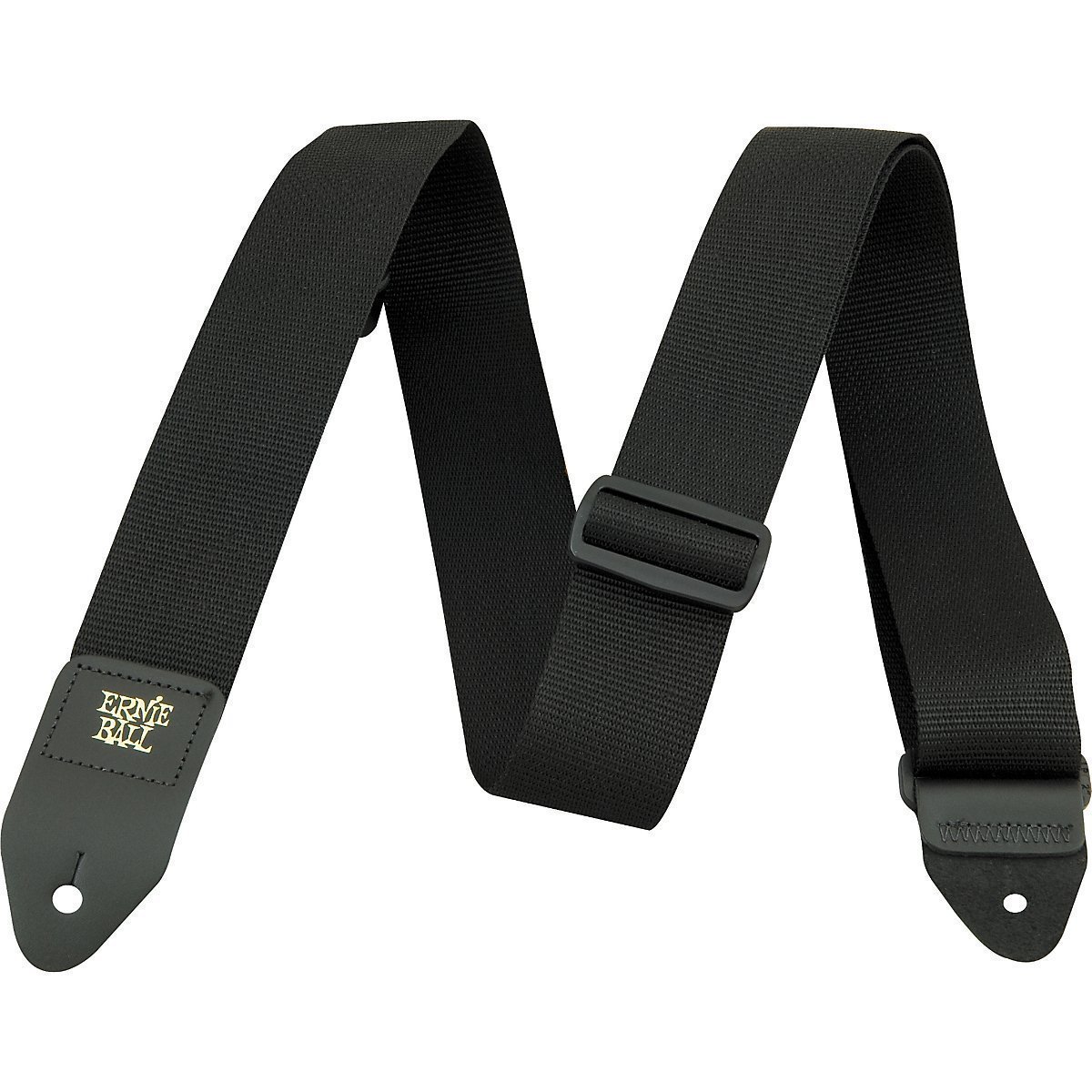 Ernie Ball Polypro Guitar Strap, Black (P04037)