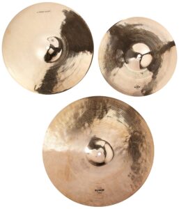 wuhan wutbsu western style cymbal set with cymbal bag