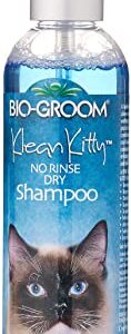 Bio-Groom Klean Kitty Waterless Cat Shampoo – No-Rinse, Cat Bathing Supplies, Kitten Wash, Cat & Dog Grooming Supplies, Cruelty-Free, Made in USA, Dry Shampoo Spray, Cat Products – 8 fl oz 1-Pack