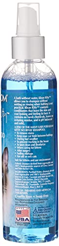 Bio-Groom Klean Kitty Waterless Cat Shampoo – No-Rinse, Cat Bathing Supplies, Kitten Wash, Cat & Dog Grooming Supplies, Cruelty-Free, Made in USA, Dry Shampoo Spray, Cat Products – 8 fl oz 1-Pack