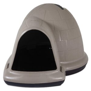 Petmate Indigo Dog House (Igloo Dog House, Made in USA with 90% Recycled Materials, All-Weather Protection Pet Shelter) for Medium Dogs 25 to 50 pounds