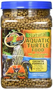 zoo med aquatic turtle food growth formula, 30 oz.