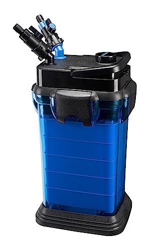 Penn-Plax Cascade All-in-One Aquarium Canister Filter – for Tanks Up to 200 Gallons (350 GPH) – Cascade 1500