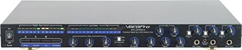 VocoPro DA-2200Pro Professional Digital Key Control/Digital Echo Mixer