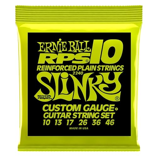 Ernie Ball Regular Slinky RPS Nickel Wound Electric Guitar Strings - 10-46 Gauge