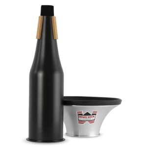 Denis Wick Adjustable Cup Mute for Bass Trombone | Accessories for Brass Instruments | Mute for Bass Trombone | Practice Cup Mute for Beginners or Experts | Trombone Mute | 11.81 x 9.45 x 9.45 inches