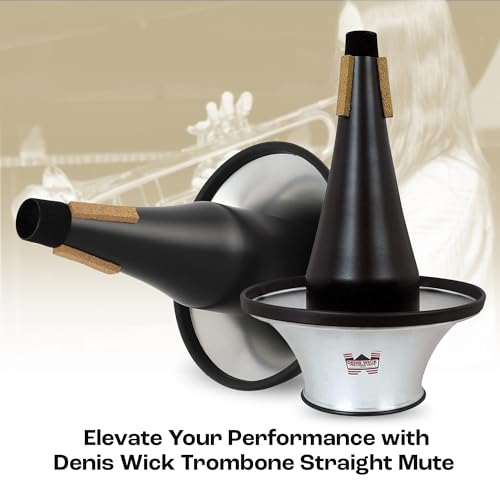 Denis Wick Adjustable Cup Mute for Bass Trombone | Accessories for Brass Instruments | Mute for Bass Trombone | Practice Cup Mute for Beginners or Experts | Trombone Mute | 11.81 x 9.45 x 9.45 inches