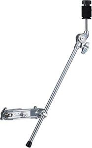 pearl ch70 cymbal boom attachment clamp with 15" solid boom arm, multi-angle mounting clamp, and unilock gearless cymbal tilter for splash, crash, and effects cymbals.