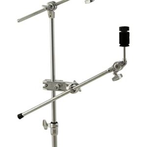 Pearl CH70 Cymbal Boom Attachment Clamp with 15" Solid Boom Arm, Multi-Angle Mounting Clamp, and UniLock Gearless Cymbal Tilter for Splash, Crash, and Effects Cymbals.