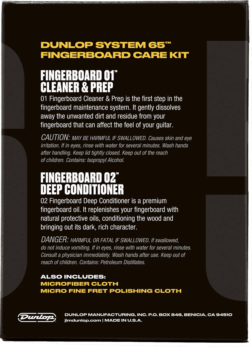 Dunlop 6502 Formula 65 Guitar Fingerboard Care Kit