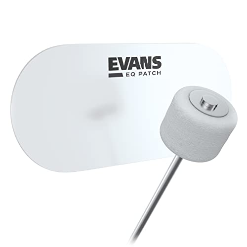 Evans EQ Double Pedal Patch, Clear Plastic