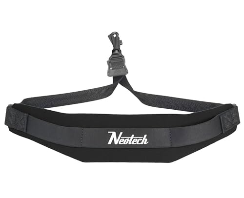 Neotech Saxophone Strap - Regular - Made In USA- Swivel Hook Neck Strap for Saxophone, Clarinets, English Horns & More - Comfortable Neoprene Instrument Neck Strap