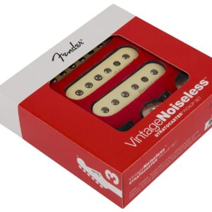 Fender Vintage Noiseless Stratocaster Pickups Set White, 3 Pickups