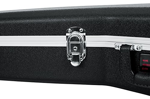 Gator Cases Deluxe ABS Molded Case for Dreadnought Style Acoustic Guitars (GC-DREAD),Black