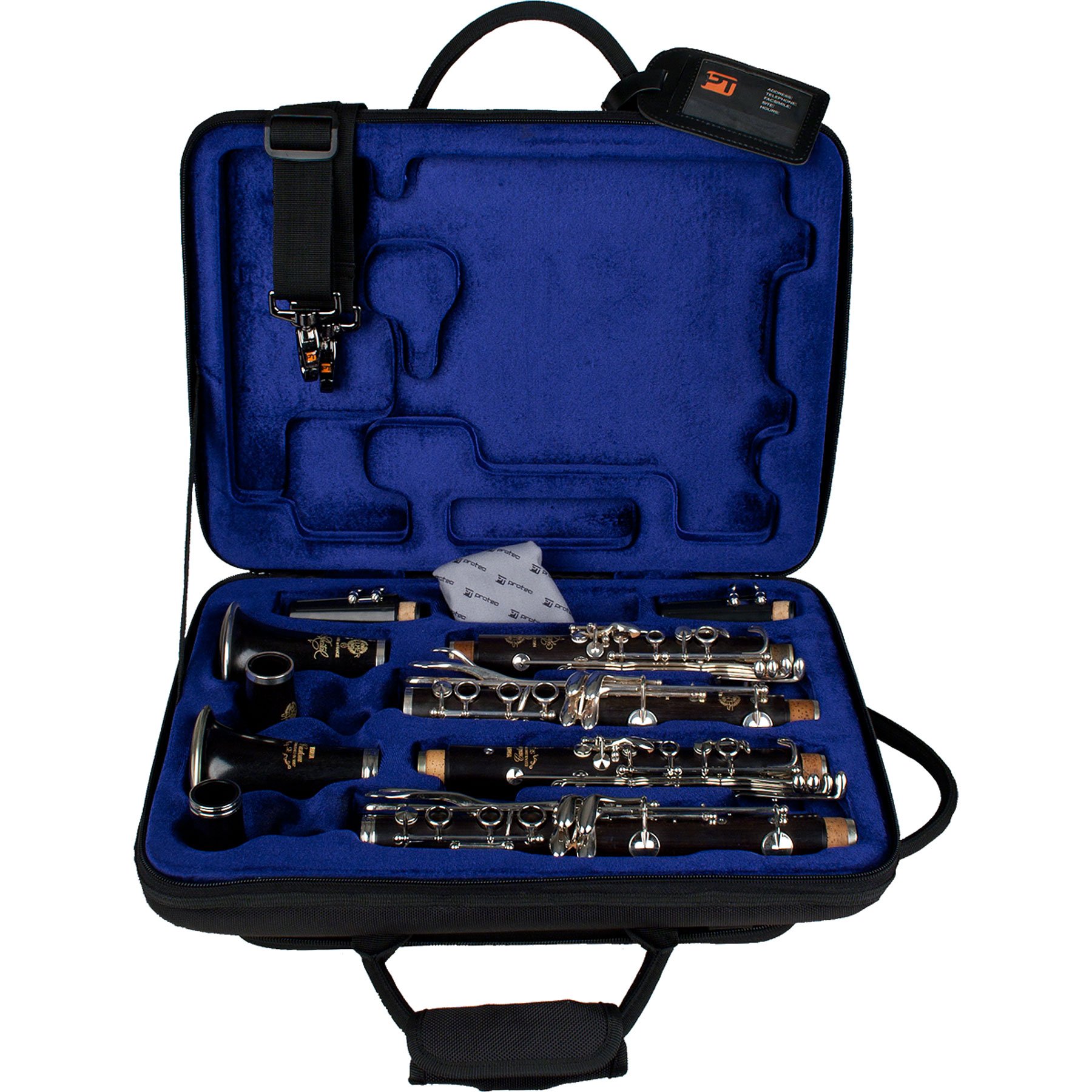 Protec Bb & A Double Clarinet Slimline PRO PAC Case, Model PB307D