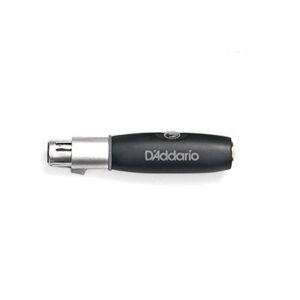 d'addario accessories xlr female to 1/4 inch female balanced adapter