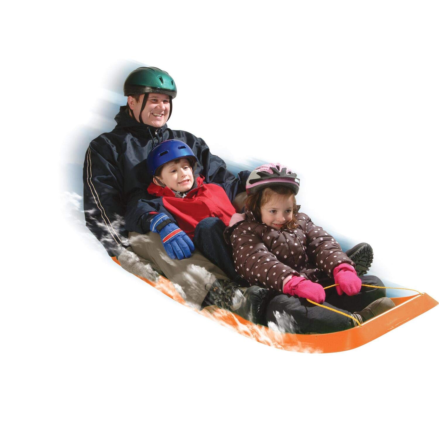 ESP 66" Family Fun Toboggan - Four Rider Sled - Orange 1138