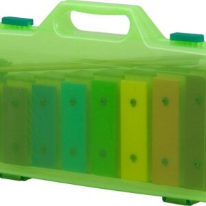 Basic Beat BBR8 - 8-Note Colorful Resonator Bells with Case, Perfect for Kids' Musical Creativity, Diatonic Set for Group or Individual Play