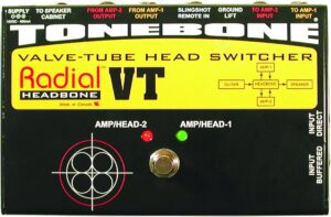 radial headbone vt amp head switcher for tube amps