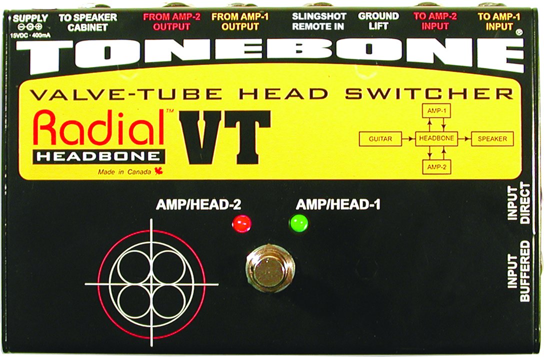 Radial Headbone VT Amp Head Switcher for Tube Amps