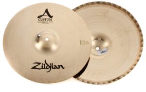 zildjian a custom mastersound hi-hat cymbals - 14 inches