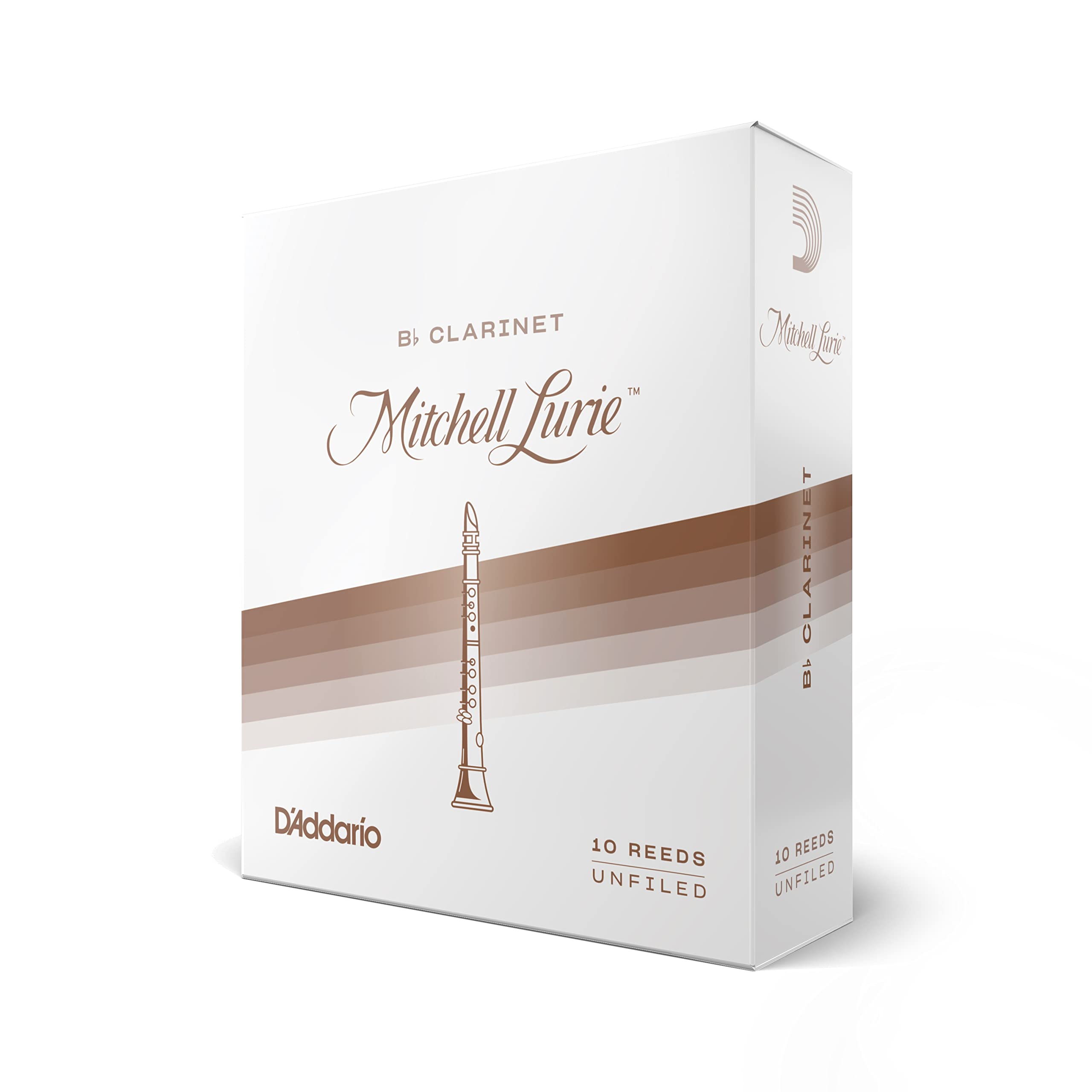 D’Addario Woodwinds Mlurie, Bb, 3.5, 10 Bx (RML10BCL350)