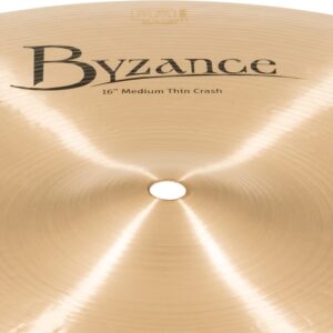 Meinl Cymbals B16MTC Byzance 16-Inch Medium Thin Traditional Crash Cymbal (VIDEO)