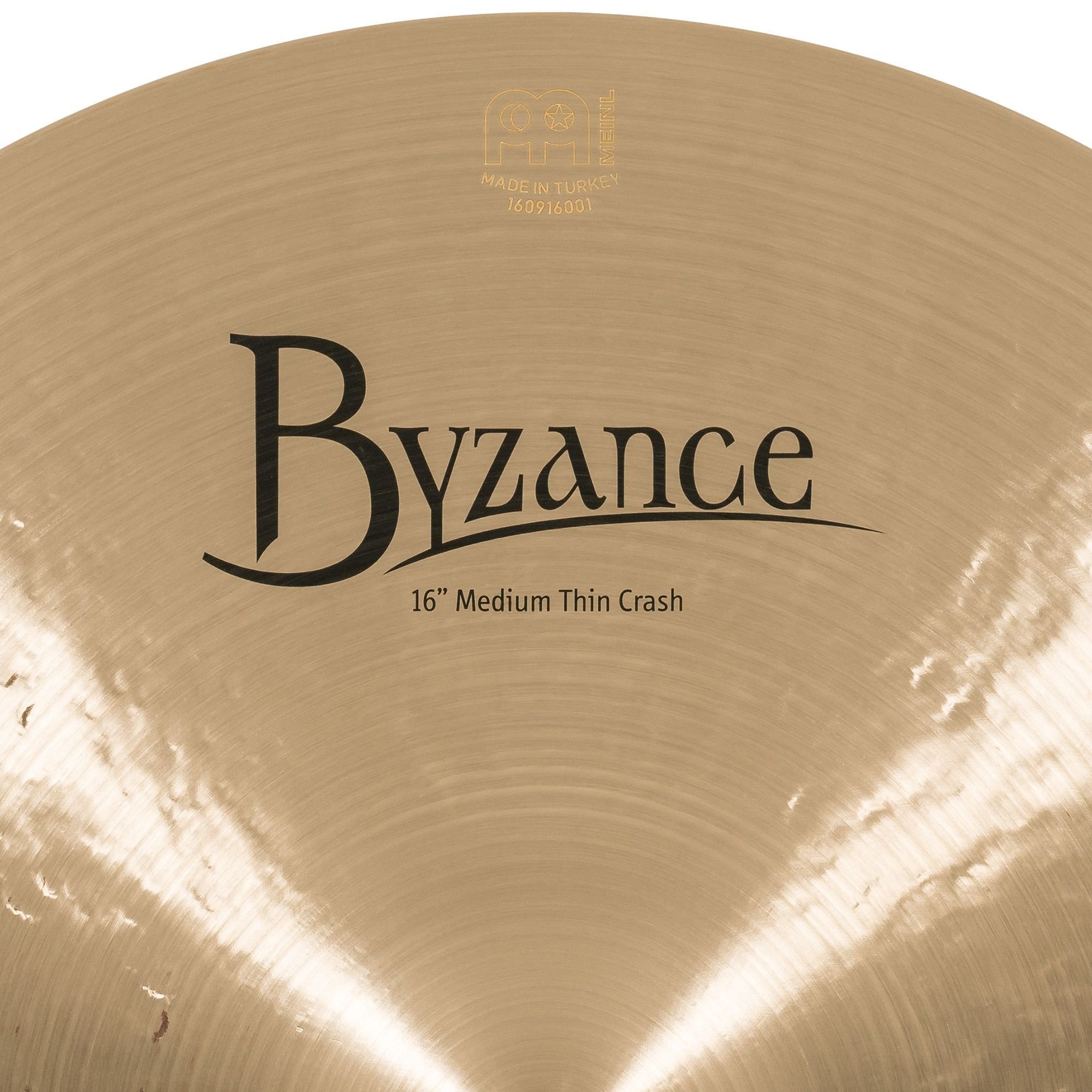 Meinl Cymbals B16MTC Byzance 16-Inch Medium Thin Traditional Crash Cymbal (VIDEO)