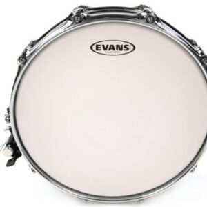 Evans Power Center Reverse Dot Snare Drum Head - 14 Snare Drum Head - Featuring Reverse Dot for Durability, Focus, Attack - Coated with 10mil Ply - 14 Inch