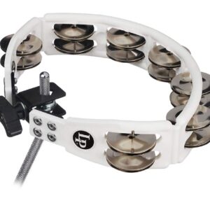 Latin Percussion Drum Set Tambourine, White (LP162)