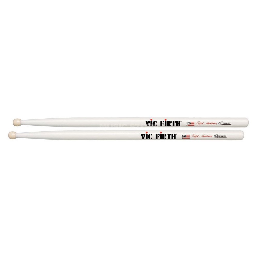 Vic Firth SRH Ralph Hardimon Signature Hickory Wood Tip Marching Drumsticks