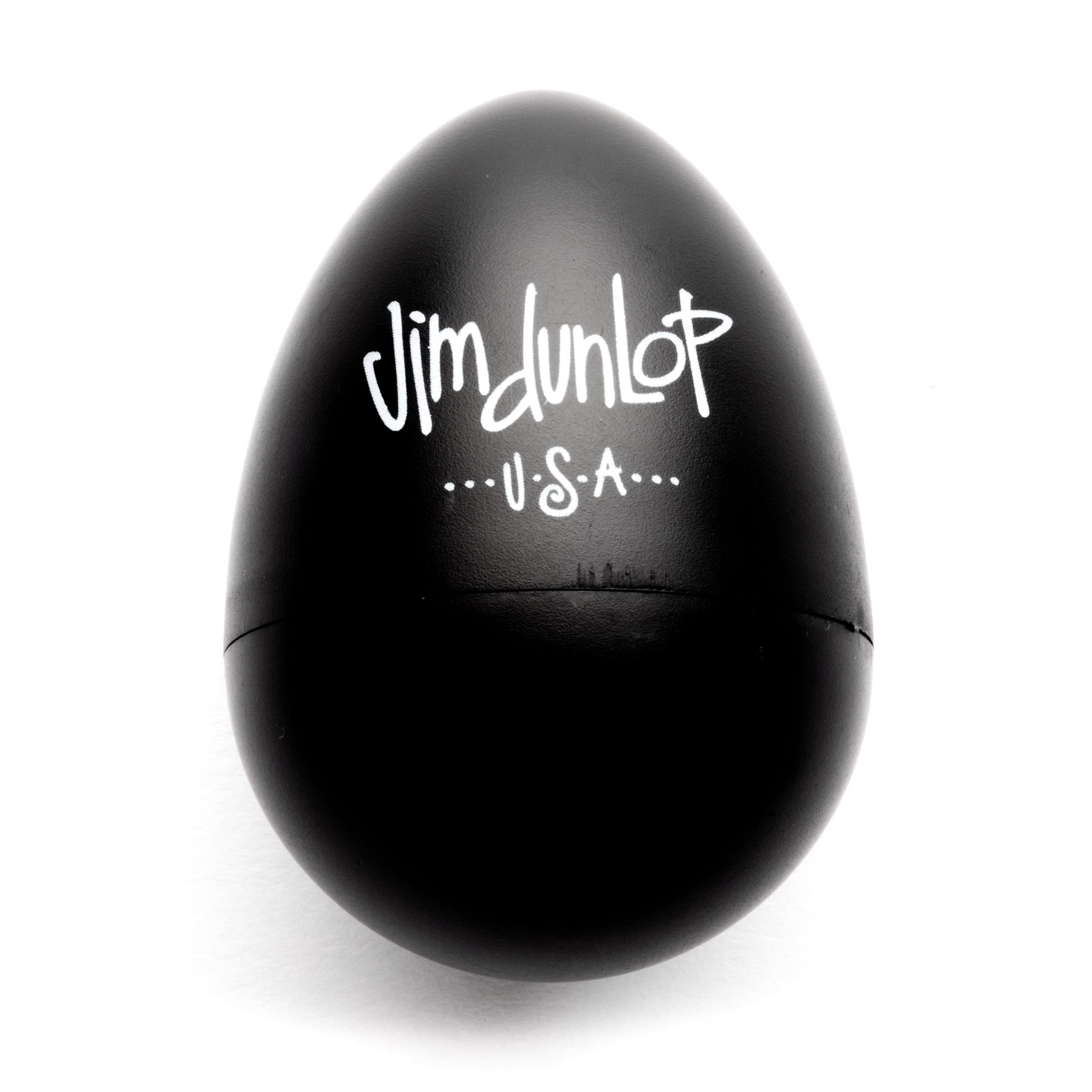 Dunlop 9103TBK Egg Shaker, Black, 2/Pack