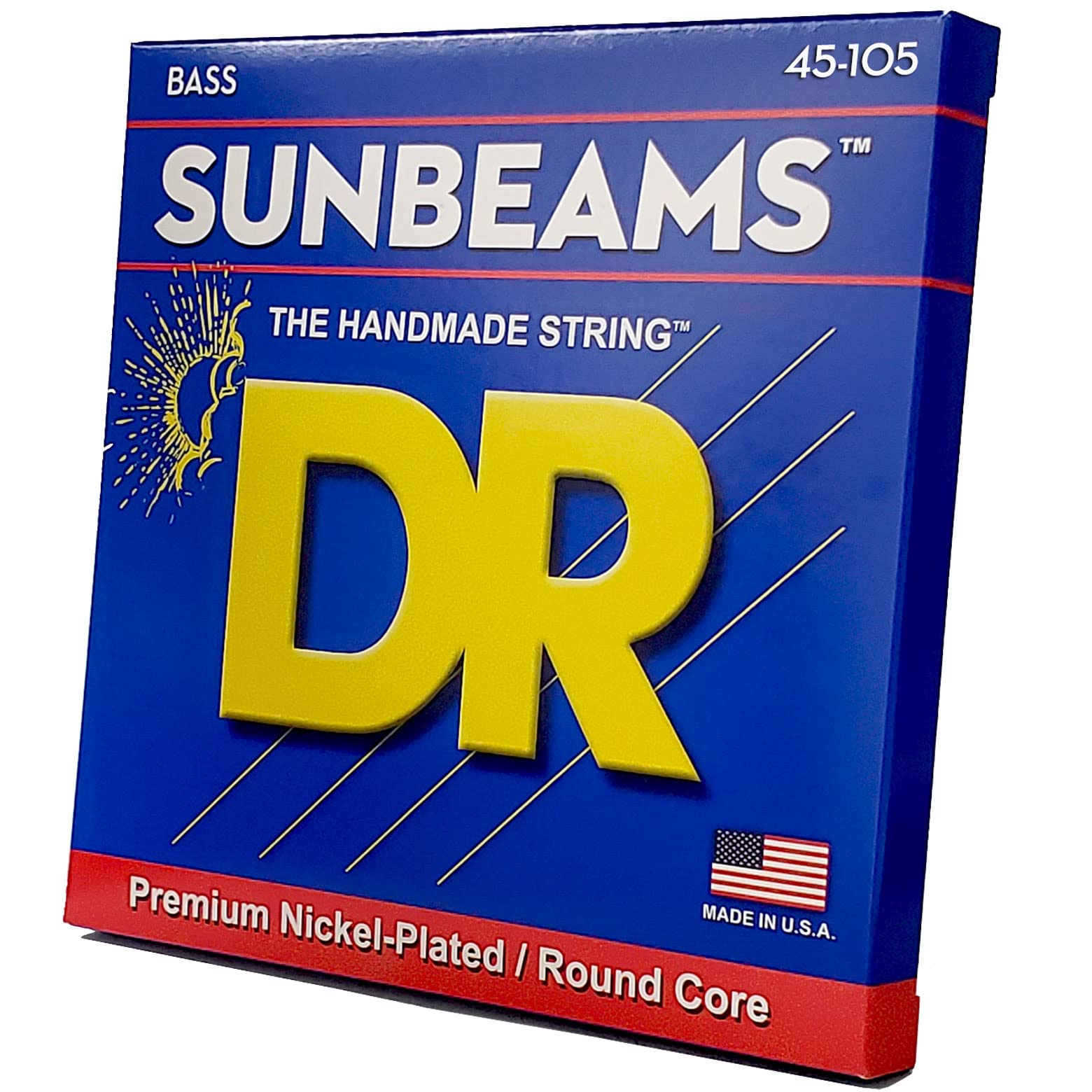 DR Strings Sunbeam - Nickel Plated Round Core Bass 45-105