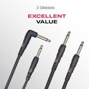 D'Addario XLR Cable - Microphone Cable - Shielded for Noise Reduction - XLR Male to XLR Female - Classic Series Balanced Mic Cable - 25 Feet/7.62 Meters - 1 Pack