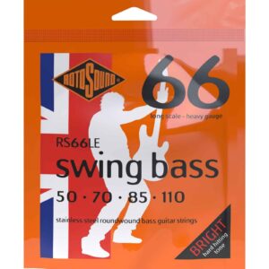 Rotosound RS66LE Swing Bass 66 Stainless Steel Bass Guitar Strings (50 70 85 110)