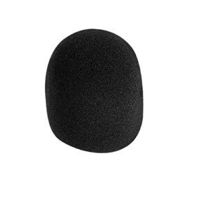 onstage foam ball-type microphone windscreen, black