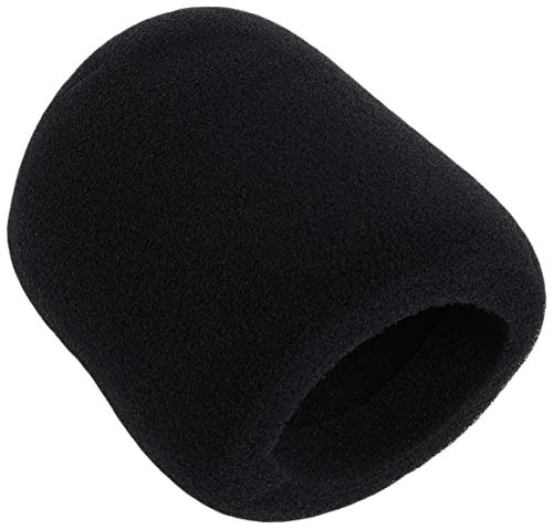 OnStage Foam Ball-Type Microphone Windscreen, Black