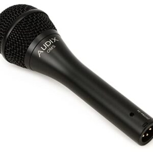 AUDIX OM5 Hypercardioid Handheld Dynamic Vocal Microphone for Stage Singers - Black