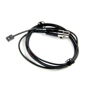 Shure WL93 Series Subminiature Condenser Lavalier Microphones,WL93- Black, with 4-foot (1.2 m) Cable