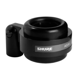 Shure A55M Shock Mount Microphone Clip - Shockstopper Isolation Mount and Adapter for for Handheld Mics with 3/4" (25-30mm) Barrel Diameter including Shure models SM, KSM, Microflex and more