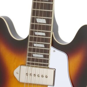 Epiphone Casino Archtop Hollowbody Electric Guitar, Vintage Sunburst