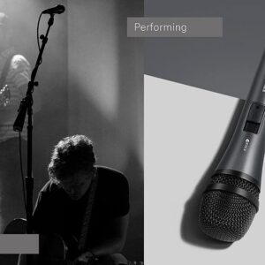 Sennheiser Pro Audio Sennheiser Professional E 835-S Dynamic Cardioid Vocal Microphone with On/Off Switch