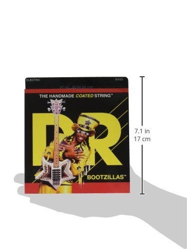 DR Strings Bass Strings, Bootzillas - Bootsy Collins Signature Coated, 45-105