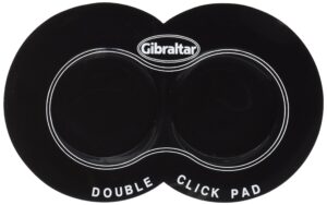 gibraltar sc-gdcp double pedal click pad,black,white