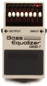 boss geb-7 7-band bass eq pedal