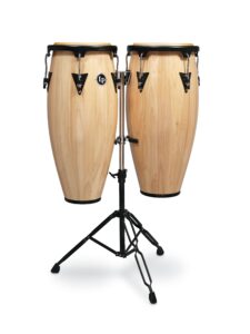 latin percussion aspire conga set drum, natural, inch (lpa646aw)