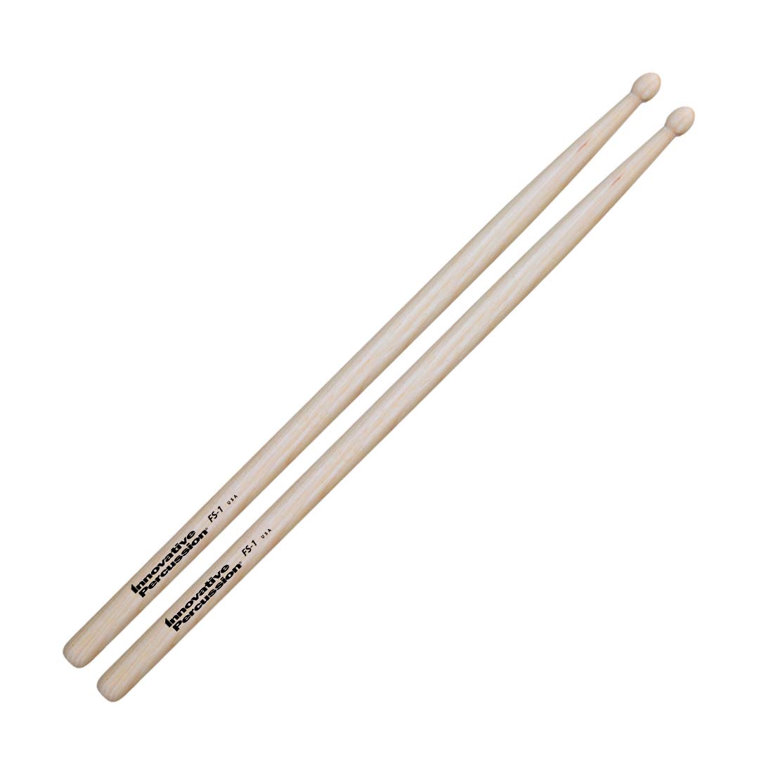 Innovative Percussion FS1 Marching Snare Field Series Standard Wood Tip Drumsticks