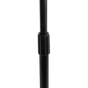 On Stage MS7201B Round Base Microphone Stand, Black