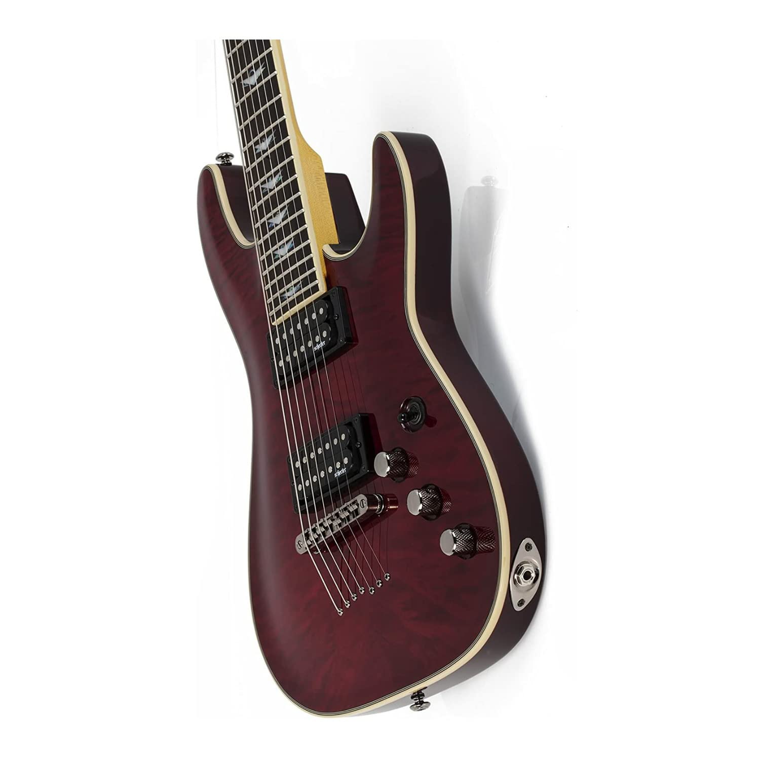 Schecter Omen Extreme-7 Electric Guitar - Black Cherry